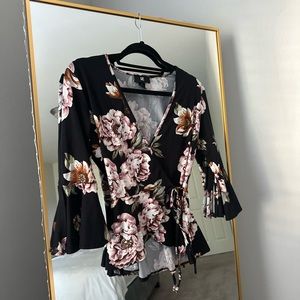 Cute Soft Floral Blouse
